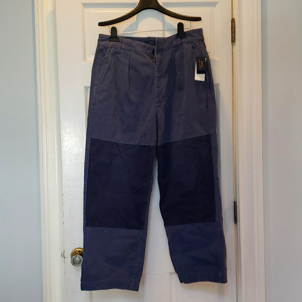 POLO Raulph Lauren Dual Tone High Waisted Pants